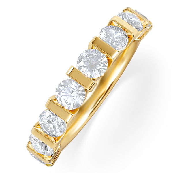 Hannah 18K Gold Diamond Eternity Ring 1.50CT G/VS